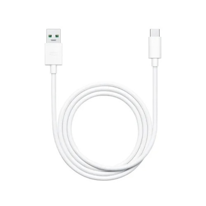 Cablu: Realme DL129 - cablu alb USB / Type-C (USB-C), 1 m, 65W
