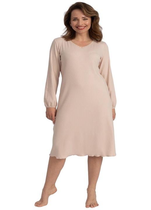 Camasa de noapte dama Wadima 104742 bej Interlock