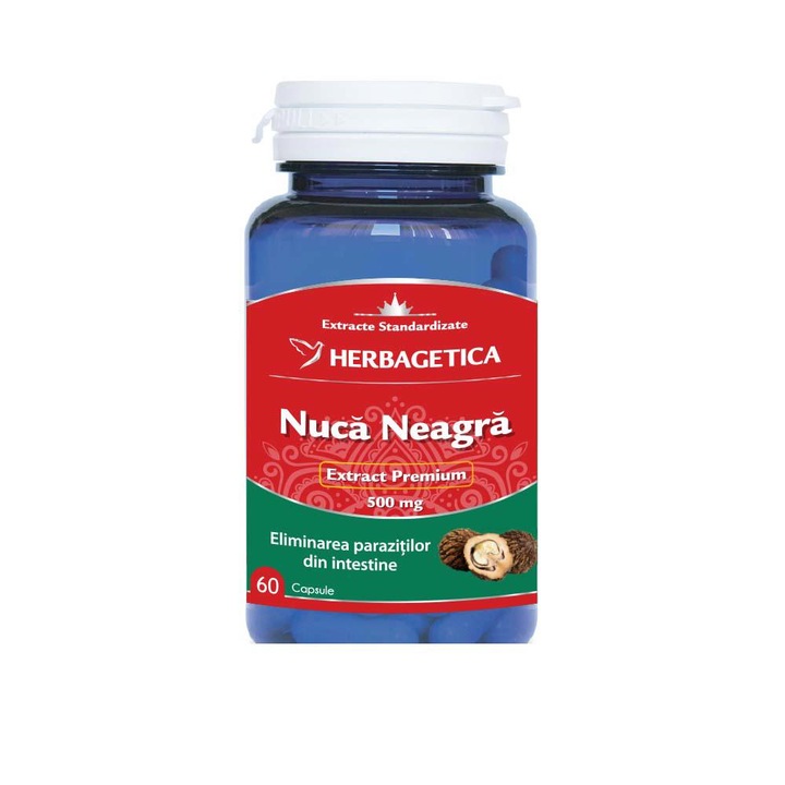 Nuca Neagra 60 capsule Herbagetica