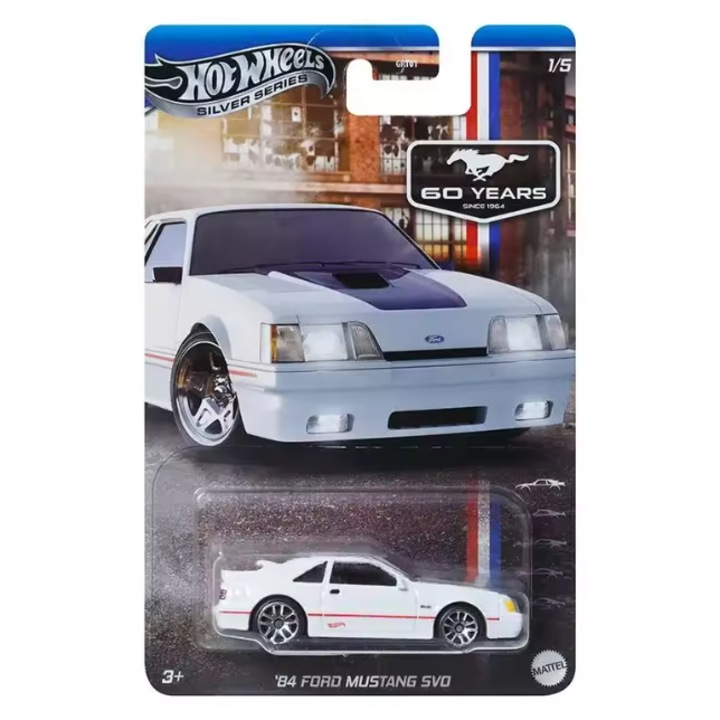 Masinuta Hot wheels, `84 Ford Mustang SVO, Mustang Celebration 2025