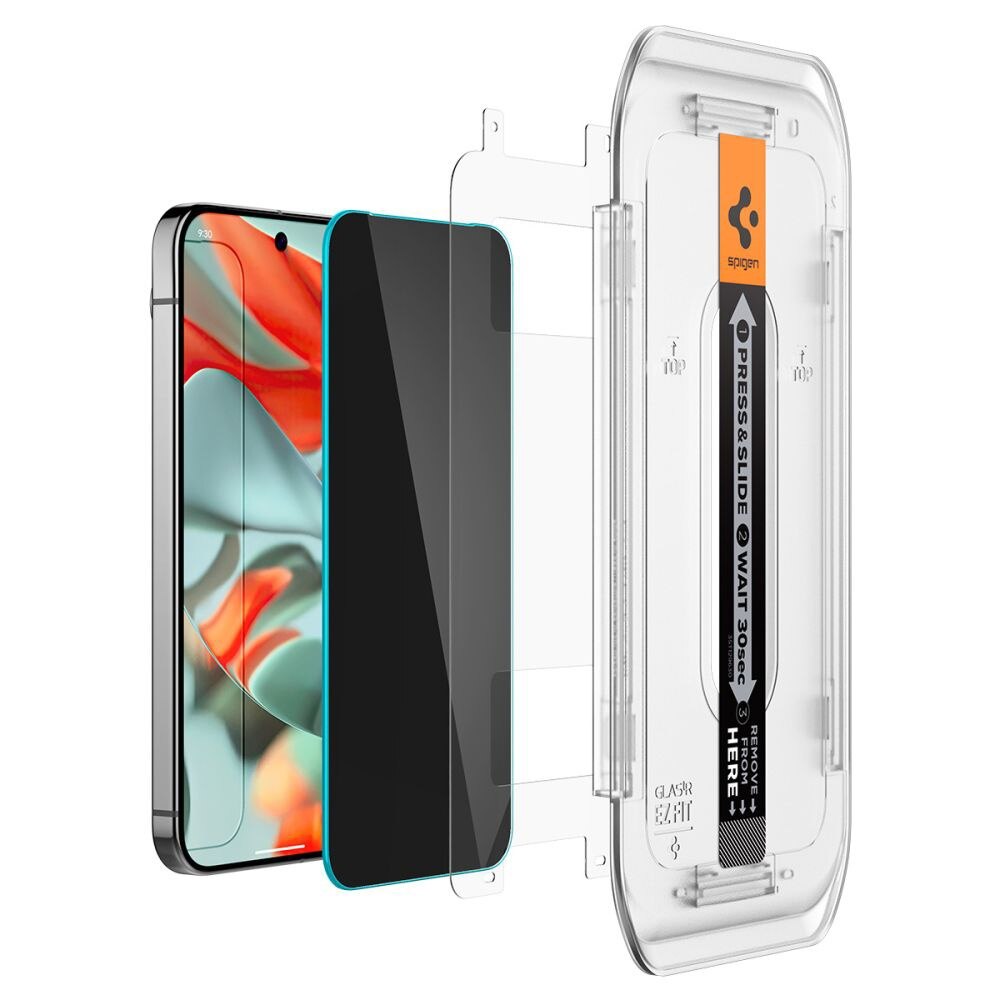 Folie pentru Google Pixel 9 Pro XL (set 2) - Spigen Glas.tR EZ FIT - Privacy