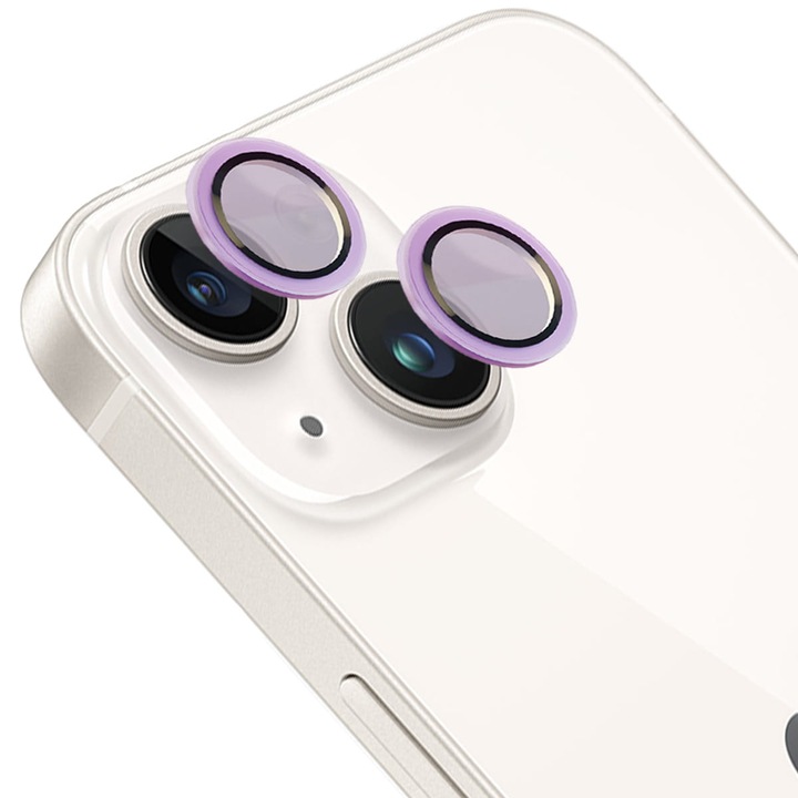 Kameraüveg Bizon Glass Snap Lens kompatibilis iPhone 14 / 14 Plus, Lila
