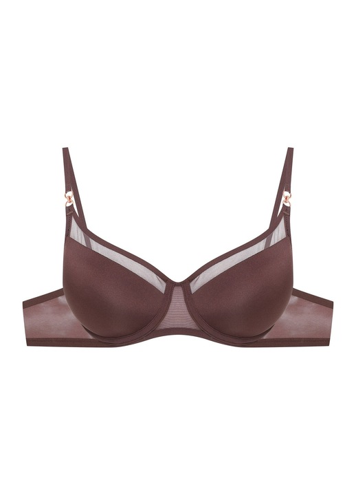 Sutien push-up Ova Esotiq Bronz inchis, Bej