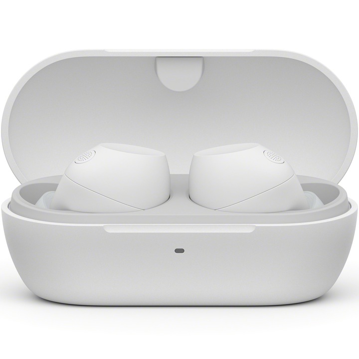 Слушалки In-Ear Sony WF-C710NW, True Wireless, Noise Cancelling, Bluetooth, Microphone, Multipoint, Fast Pair, Quick Charge, IPX4, Автономия 40 часа, Бял
