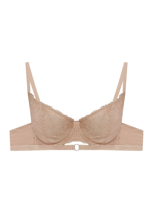 Sutien clasic moale Ombre Esotiq Bej de nisip, Negru