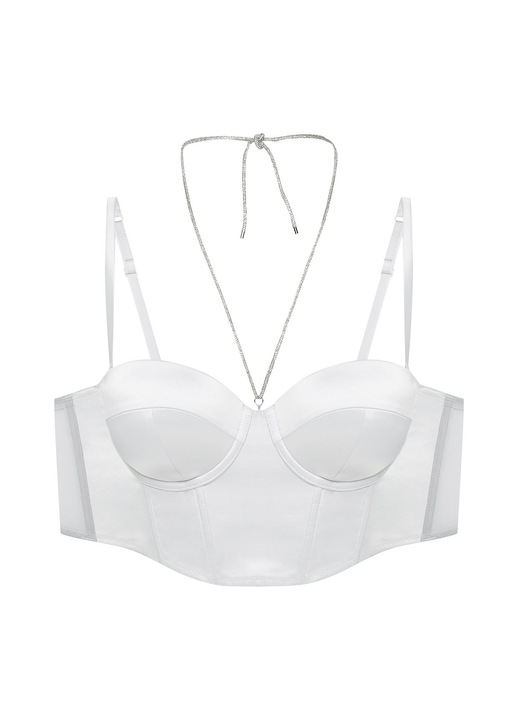 Sutien push-up gri deschis, Gri