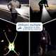 Vesta reflectorizanta cu LED, cu lanterna frontala, unghi reglabil, 3 moduri de iluminare, vizibilitate maxima, design casual, Verde