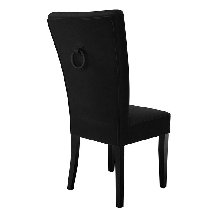 Scaun Makore + ciocanitor, MIRJAN24, negru + negru Ciocanitor, 51x63x100 cm