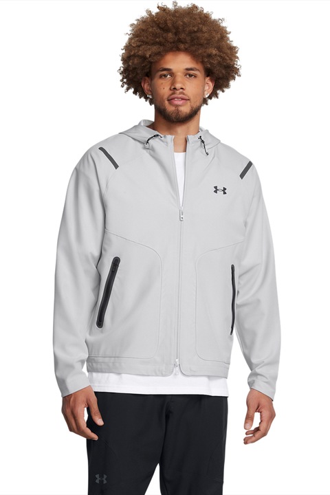 Under Armour, Jacheta pentru antrenament Unstoppable, Negru/Gri deschis