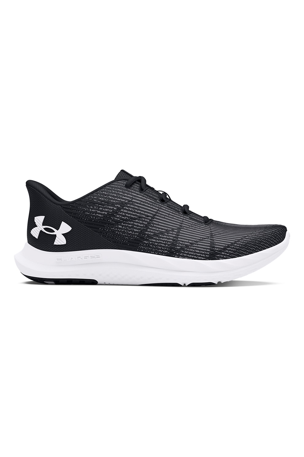 Under Armour, Pantofi pentru alergare Charged Speed Swift, Alb, Negru, 9