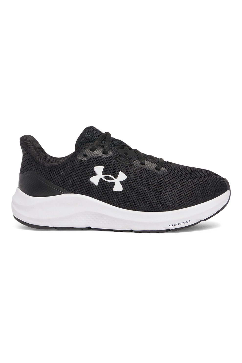 Under Armour, Pantofi low-cut Charged Pursuit 4 pentru alergare, Alb, Negru, 8