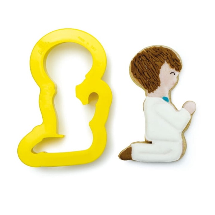 Forma prajituri, Decora, baiat, 9cm, pentru I Comunie
