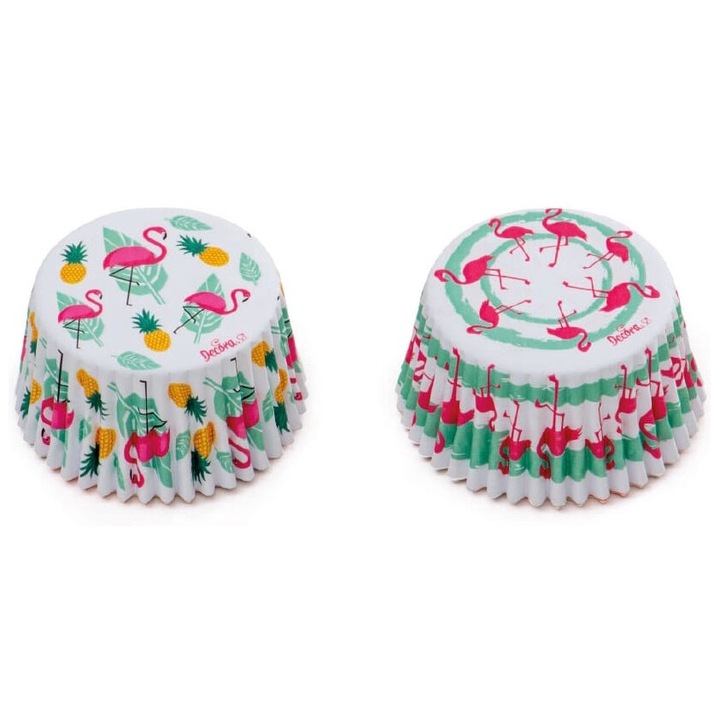 Forma pentru prajituri Decora, set 36 bucati, 5x7,5cm, model unicorni