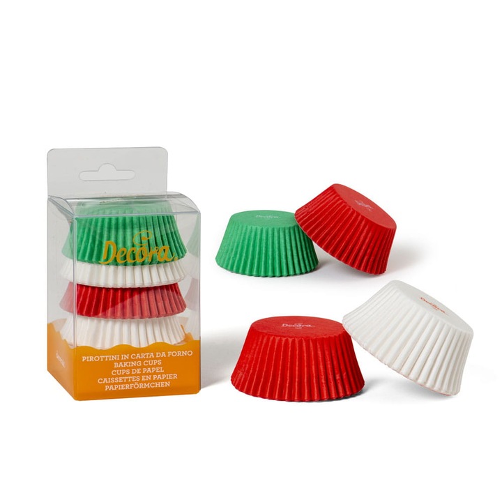 Papilotki Decora, 5cm, 75 darab, fekete, 3,2cm