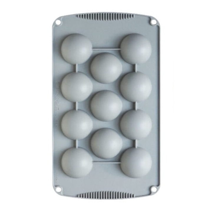 Forma de prajituri din silicon, Decora, 11 guri, 50mm, rezistenta la temperaturi -40C +230C, reutilizabila