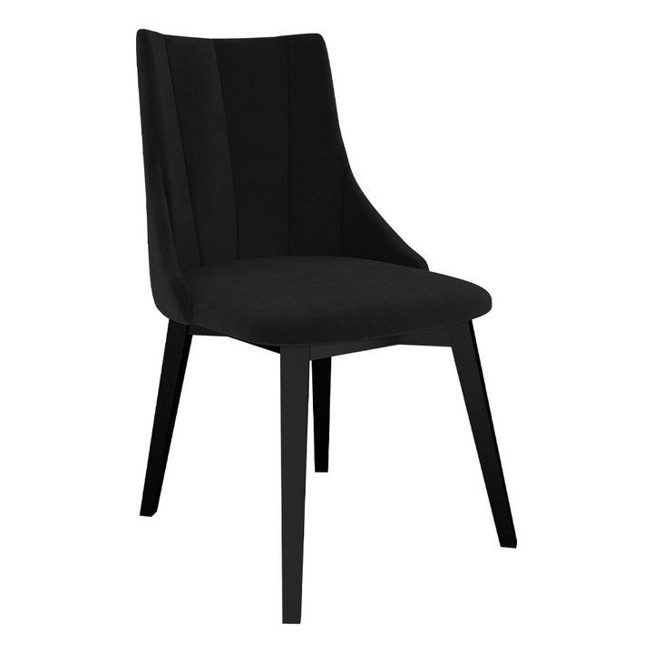 Scaun Mitargis, MIRJAN24, negru, 53x56x85 cm