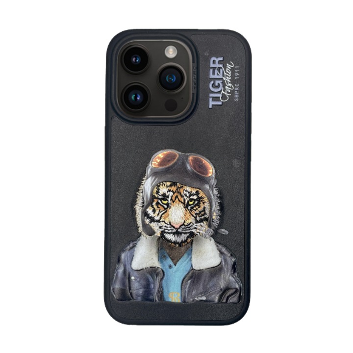 Премиум калъф за iPhone 15 Pro Santa Barbara Polo & Racquet Club Fergus черен, бродерия