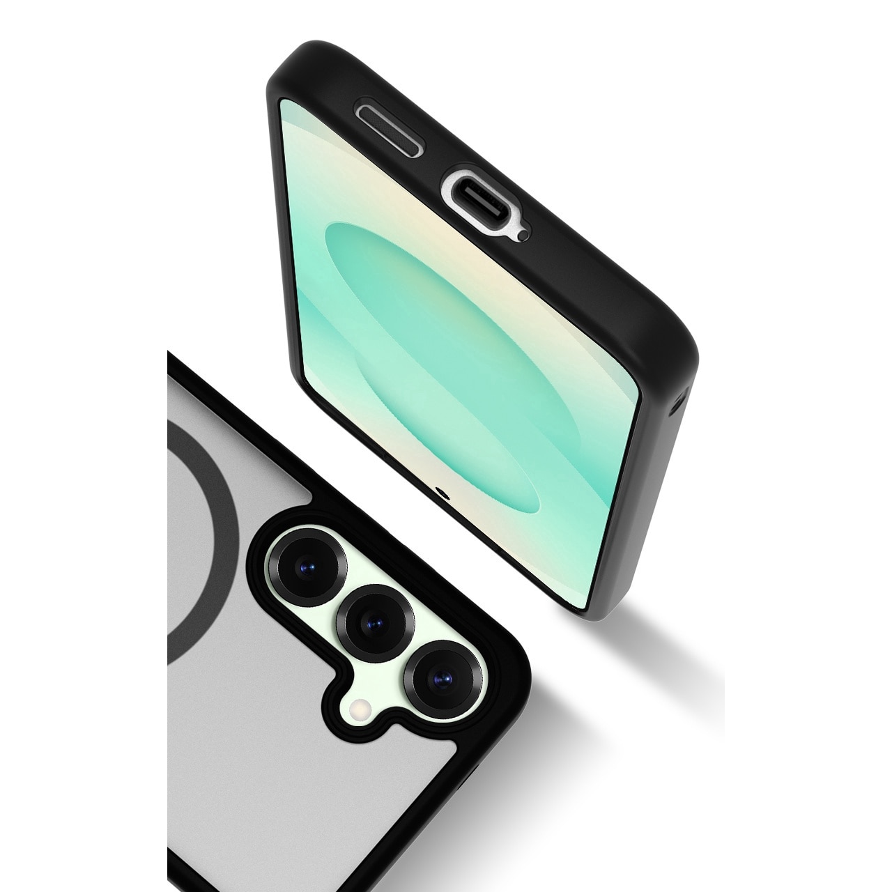 Husa de Protectie, Compatibila Samsung Galaxy S25, Doctor Shield Fantom, MagSafe - Negru