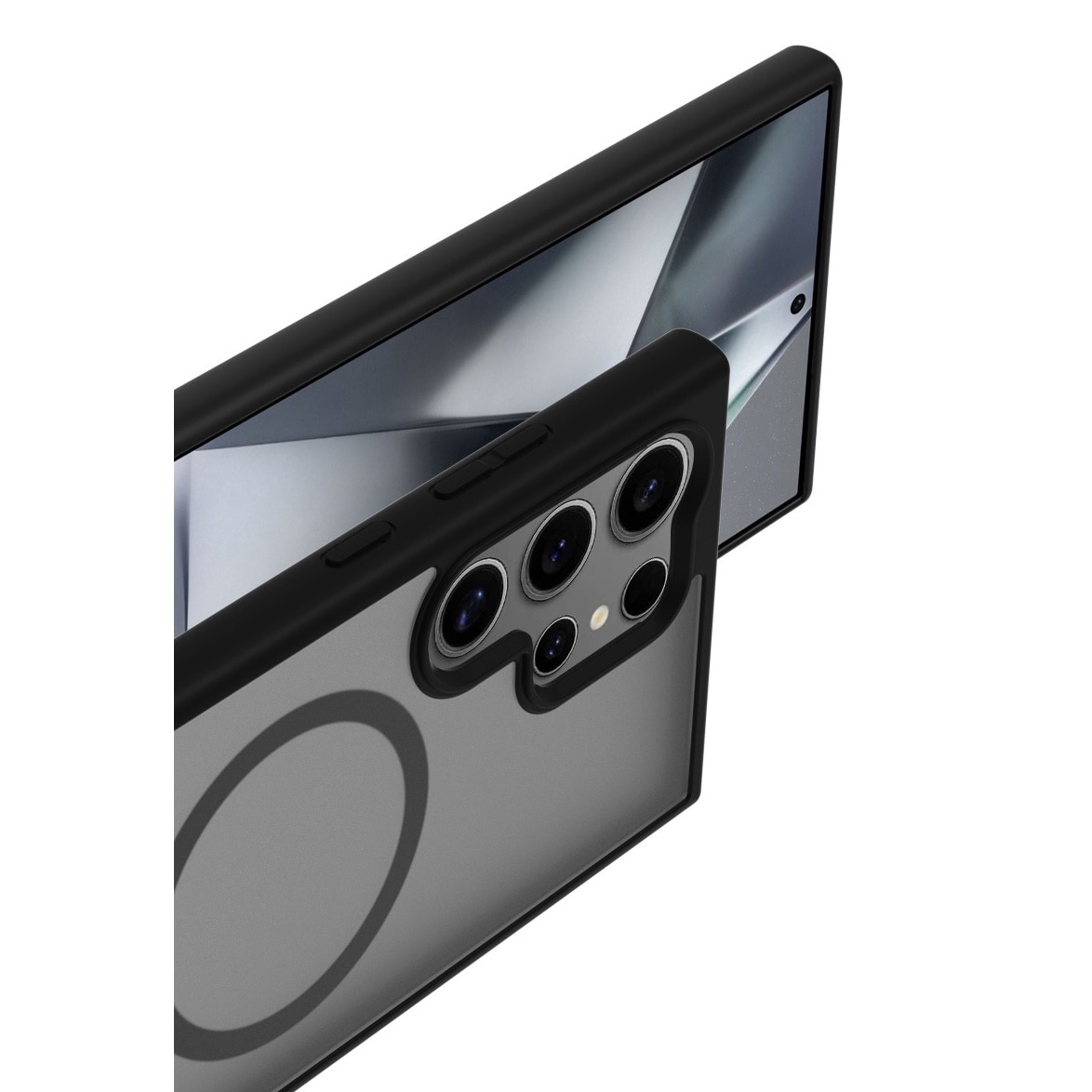 Husa de Protectie, Compatibila Samsung Galaxy S24 Ultra, Doctor Shield Fantom, MagSafe - Negru