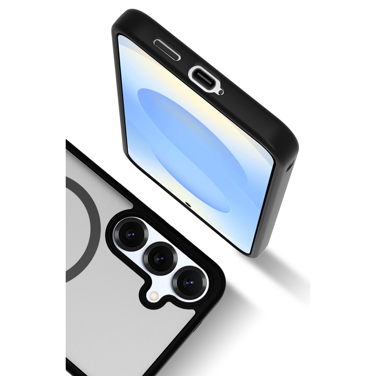 Husa de Protectie, Compatibila Samsung Galaxy S25 Plus, Doctor Shield Fantom, MagSafe - Negru