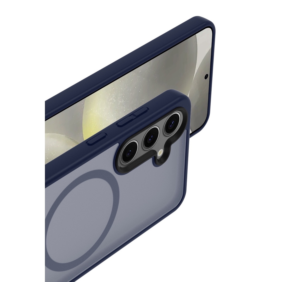 Husa de Protectie, Compatibila Samsung Galaxy S24, Doctor Shield Fantom, MagSafe - Albastru