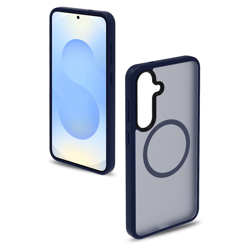 Husa de Protectie, Compatibila Samsung Galaxy S25 Plus, Doctor Shield Fantom, MagSafe - Albastru