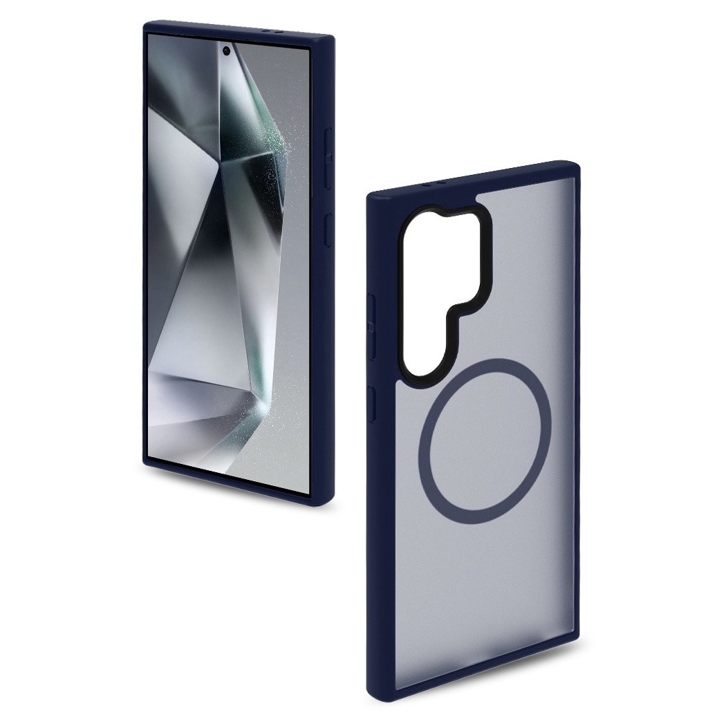 Husa de Protectie, Compatibila Samsung Galaxy S24 Ultra, Doctor Shield Fantom, MagSafe - Albastru