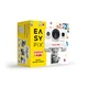 Easypix InstaFun azonnali kamera gyerekeknek, 12Mpx, FULL HD, 5 játék, zenelejátszó, hőnyomtatás fekete-fehér, fehér