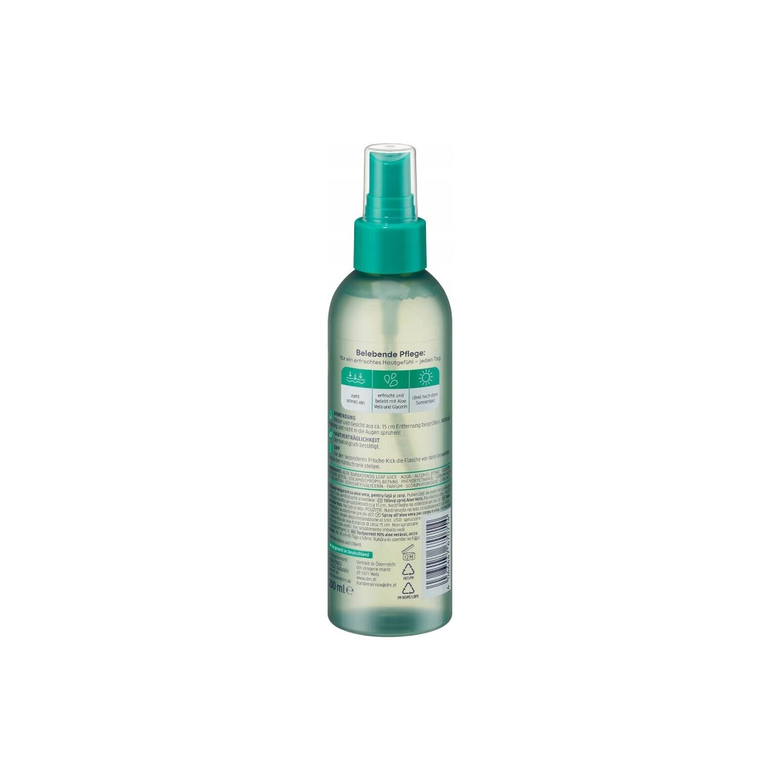Balea Spray Corporeal Aloe Vera 200ml, formula hidratanta, fara parabeni,  vegan - eMAG.ro