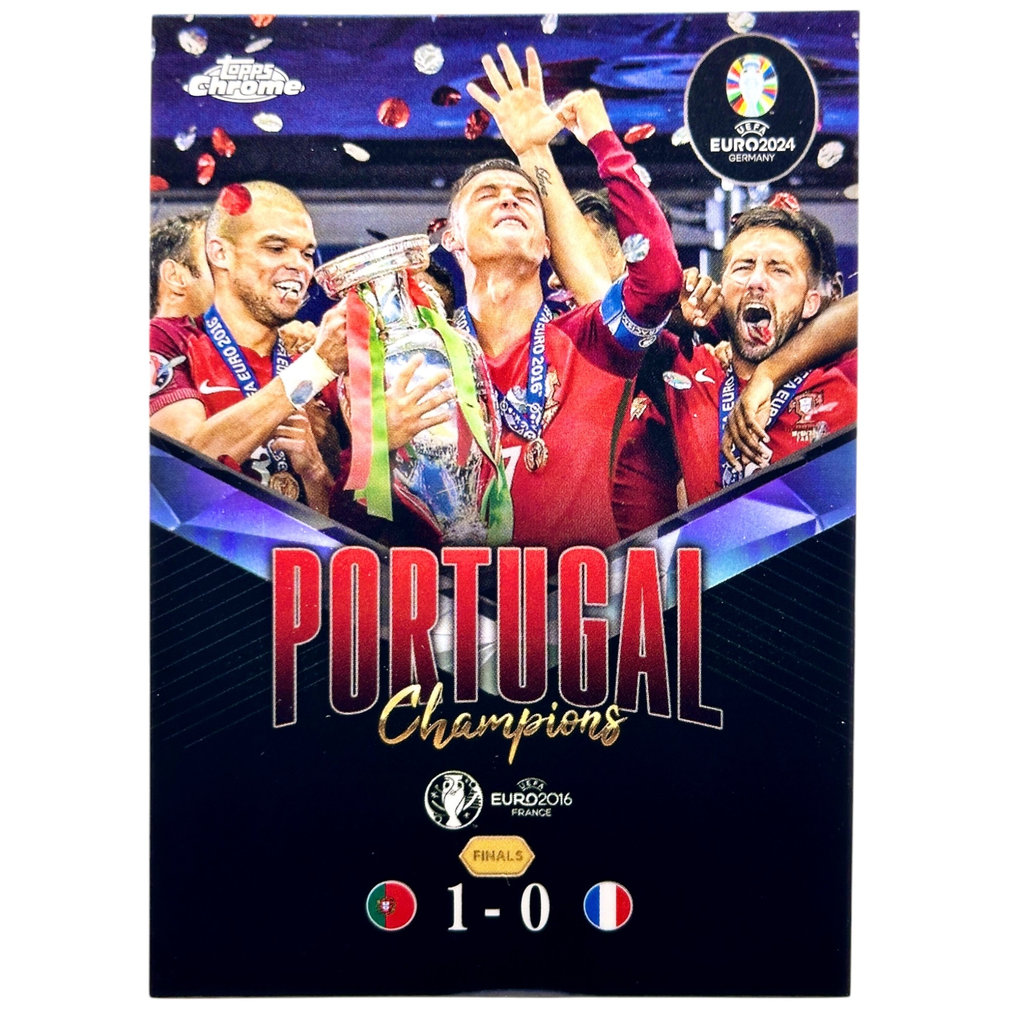 Cartonas de fotbal Topps Cristiano Ronaldo 2024 Topps Chrome EURO