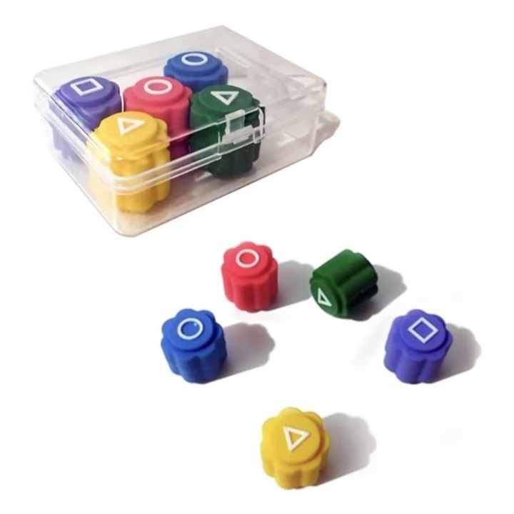 Игрален комплект Gonggi, VICTINY®, прозрачна кутия