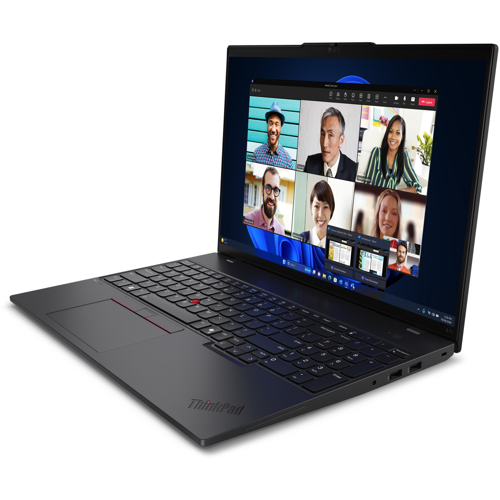 Laptop Lenovo ThinkPad L16 Gen 1 cu procesor AMD Ryzen™ 5 PRO
