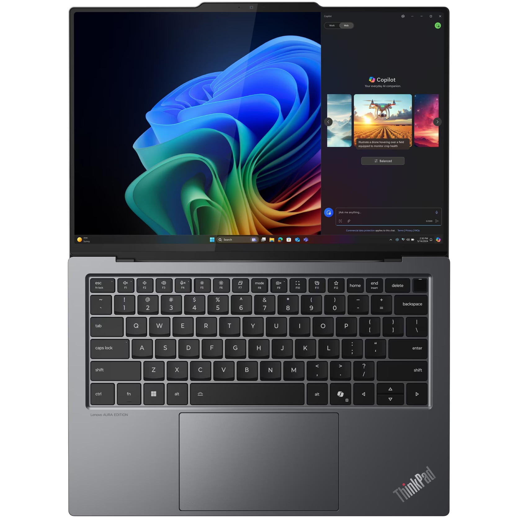 Laptop Lenovo ThinkPad X9-14 Gen 1 cu procesor Intel® Core™ Ultra