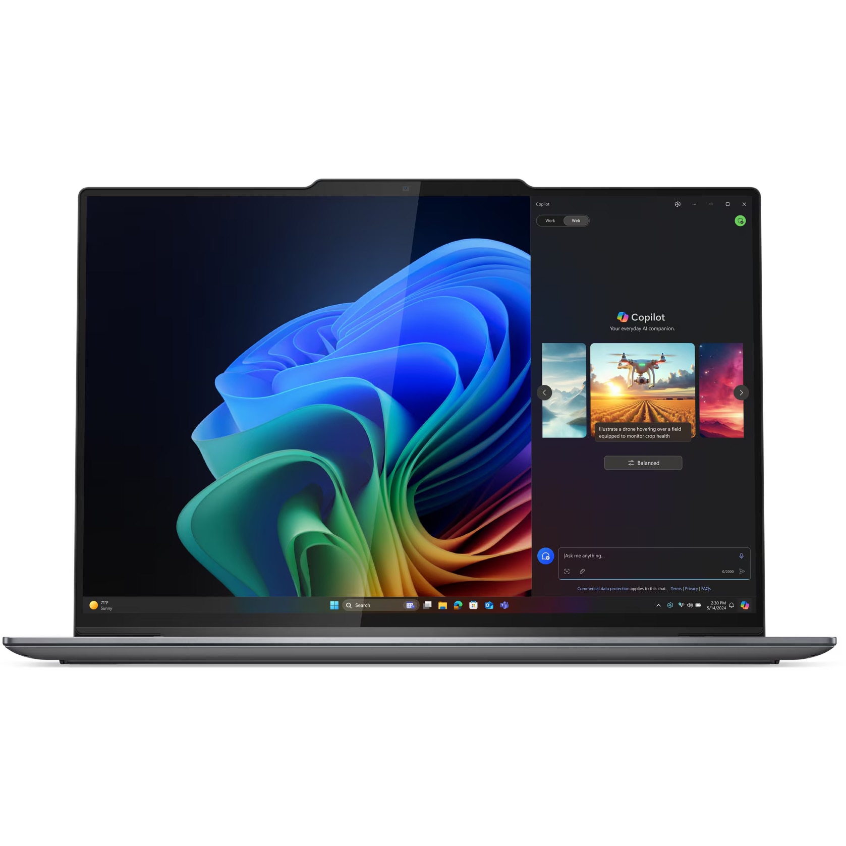 Laptop Lenovo ThinkPad X9-14 Gen 1 cu procesor Intel® Core™ Ultra 7 258V pana la 4.8GHz, 14" WUXGA, OLED, 32GB LPDDR5x RAM, 1TB SSD, Intel® Arc™ Graphics, Windows® 11 Pro, Grey, 3y on-site Premium Care