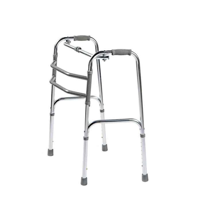 Cadru de mers pliabil pentru persoane cu dizabilitati, sarcina maxim 130 kg