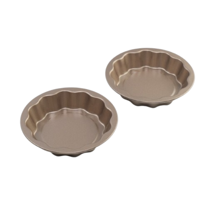 2db tepsi készlet, Blsumart, Maximum hőmérséklet 210 fok, Tapadásmentes bevonat, Újrafelhasználható és könnyen tisztítható, Süteményekhez, 12 x 2,2 cm