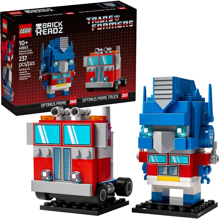 LEGO BrickHeadz Transformers – Optimus Prime robot és jármű