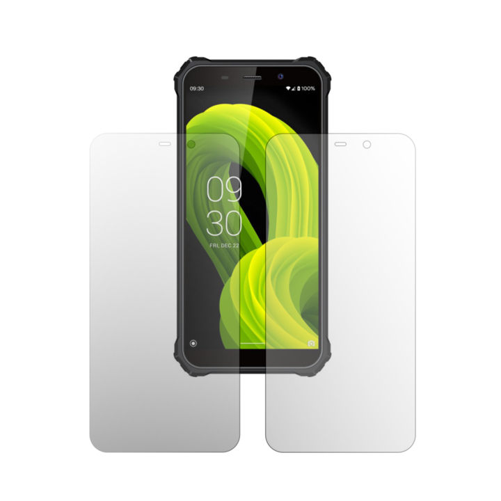 Комплект от 2X Folie24 защитно фолио за екран, за iHunt Titan Music P11000 PRO, 1X Ultra-Clear + 1X Matte, пълно покритие на дисплея, залепващо, гъвкаво със саморегенерация