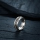 Inel Rotativ Unisex, Inox, Argintiu, 20 mm