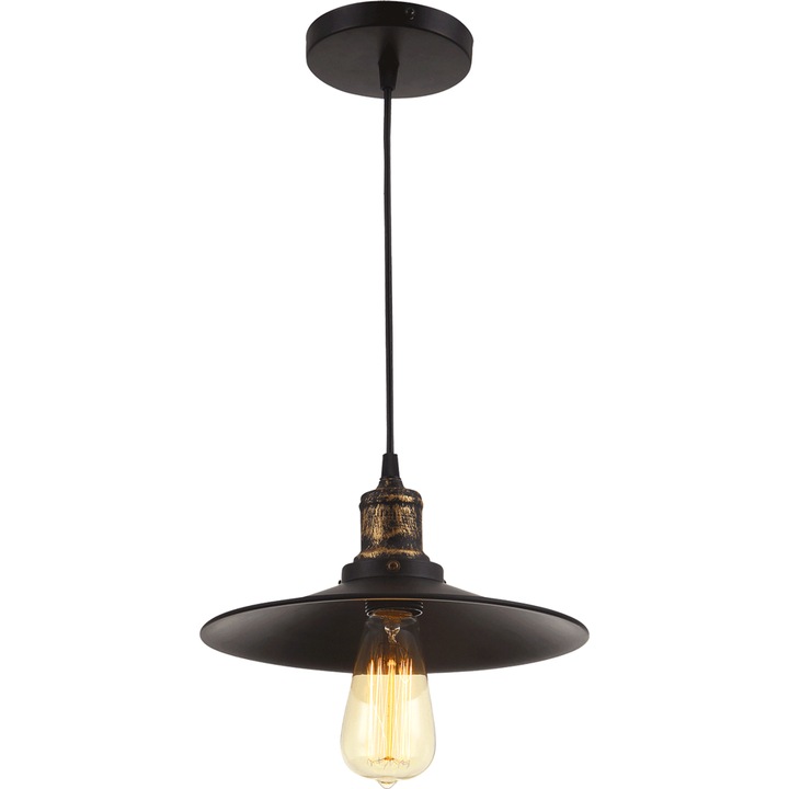 Пендел Edison Бронз+Черно 1xE27 60W ERSTE