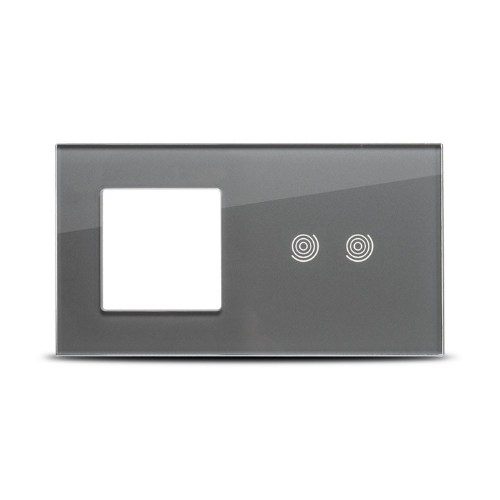 Touch rama dubla 1P+2T, gri, Pulsar