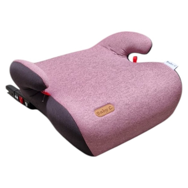 Автомобилен бустер с Isofix Baby Care™ BS02P, 15-36 килограма, Макс. 12 години, R129 i-Size одобрение, Система за закрепване на предпазния колан, Подвижен и миещ се капак, Лилав