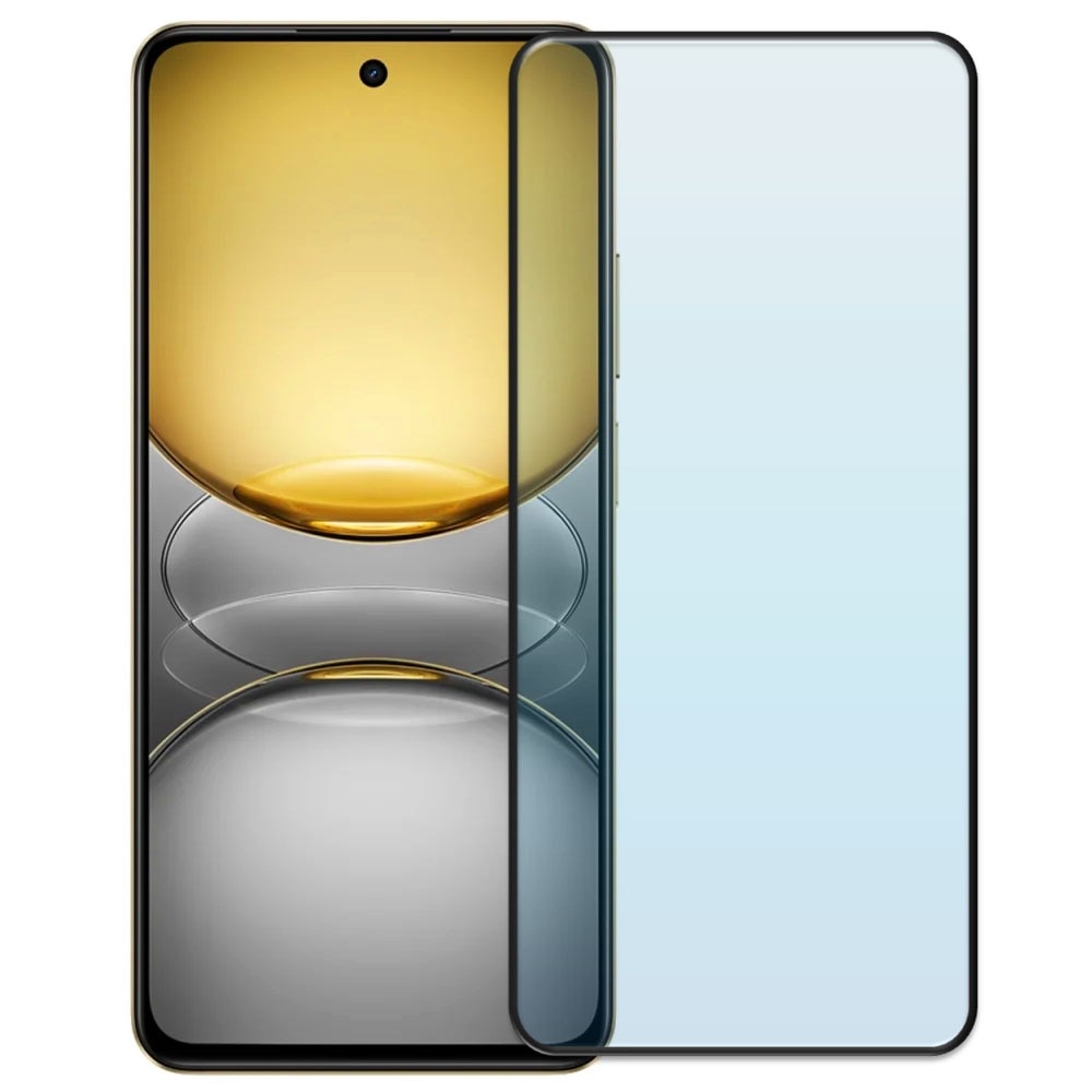 Folie din sticla securizata pentru Realme C75, HAMSTERBOX Glass Shield, Protectie completa ecran, Full face, Aplicare rapida, Case Friendly, Transparenta