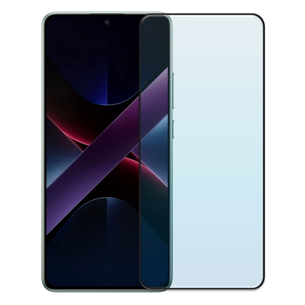 Folie din sticla securizata pentru Xiaomi Poco X7 Pro, HAMSTERBOX Glass Shield, Protectie completa ecran, Full face, Aplicare rapida, Case Friendly, Transparenta