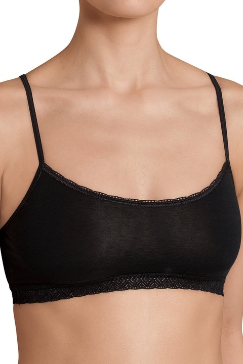 Sloggi melltartó, EverNew csipke felső, Fekete, 36