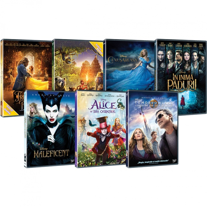 Set Filme cu povesti de basm Disney [7 DVD]