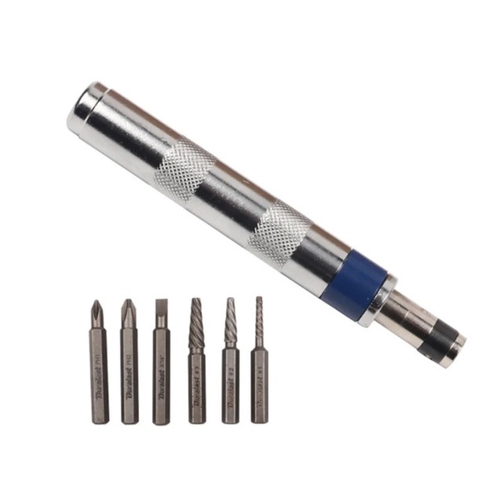 7 az 1-ben ütvecsavarhúzó készlet 1/4 meghajtással