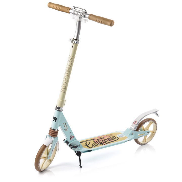 Тротинетка, Метеор, Сити, Алуминий, За деца, 3-степенно регулиране на височината, Амортисьори, Сгъваема конструкция