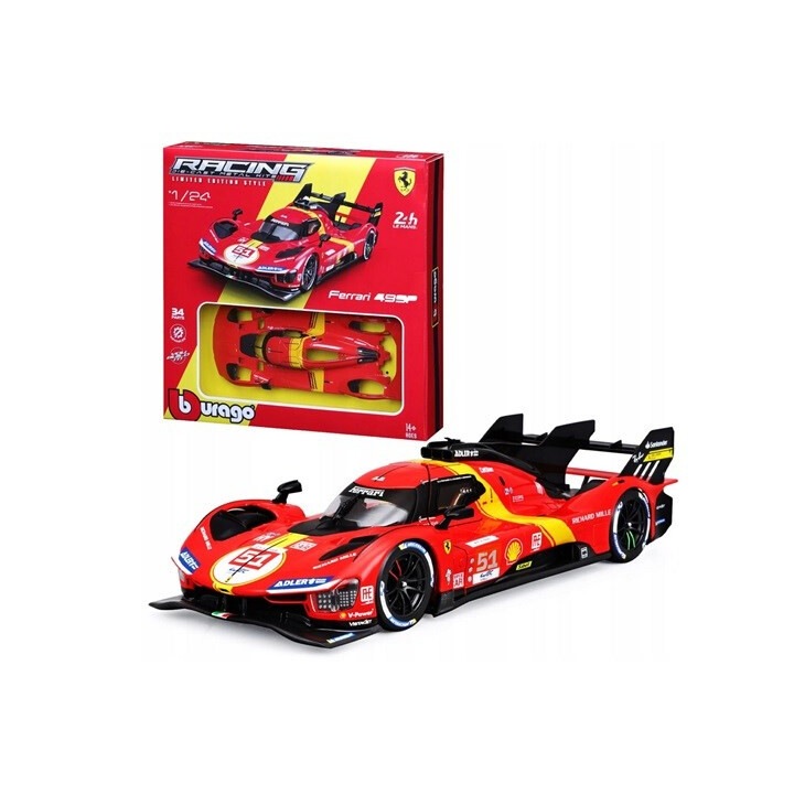 Automacheta BBurago, Ferrari Racing, rosu, 1:24