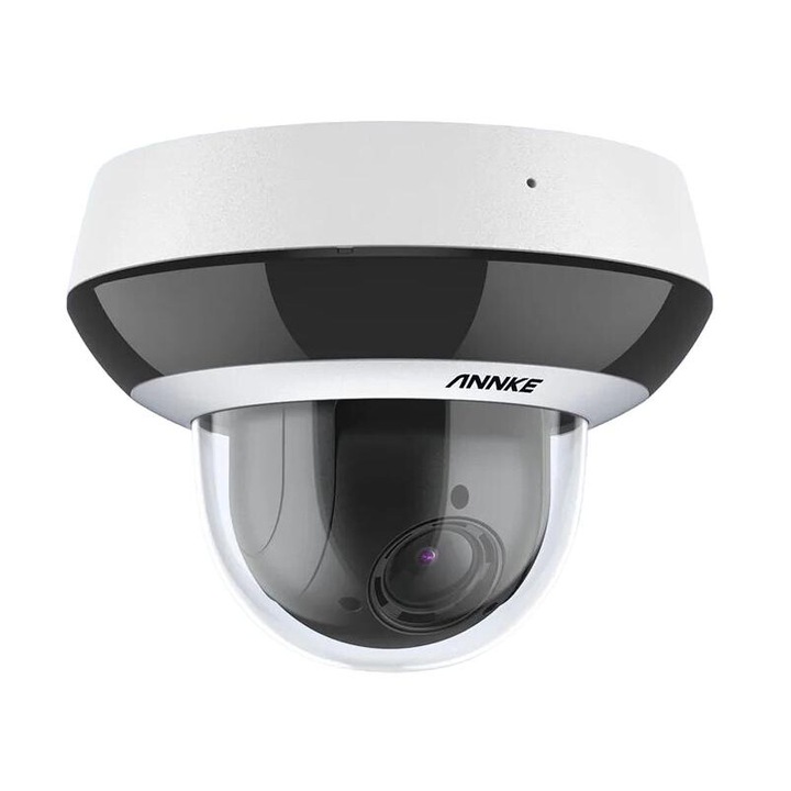 Камера за наблюдение, annke, IP, 4MP PTZ PoE, 4x оптично увеличение, IR нощно виждане 20m, черно/бяло